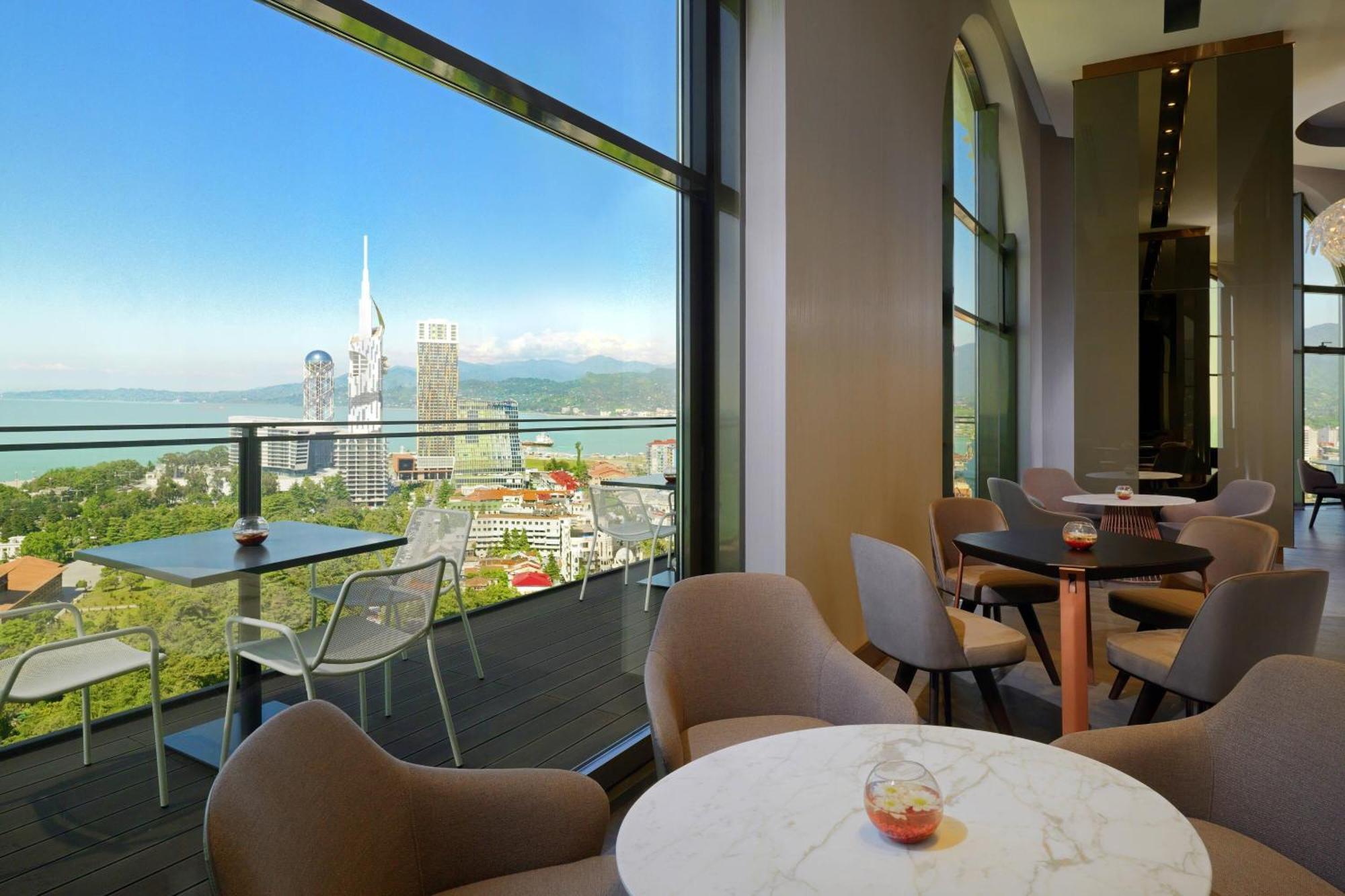 Sheraton Batumi Hotel Exterior photo View from the Sky Bar